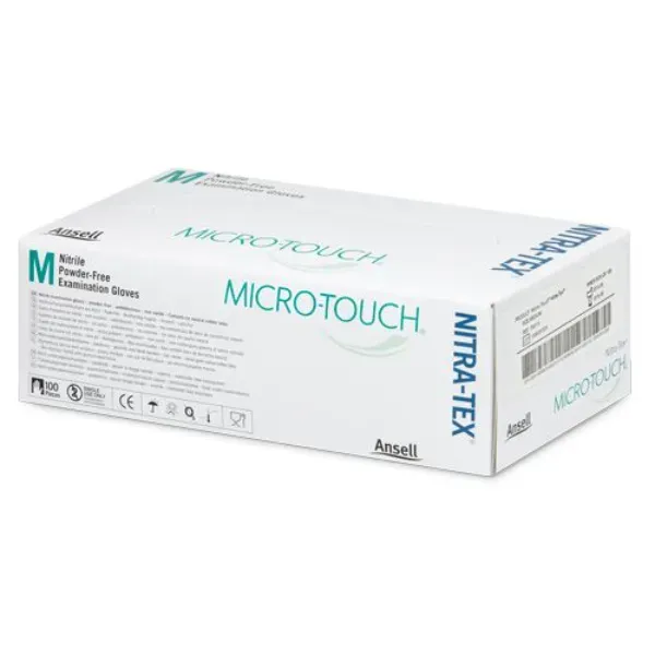 Ansell Micro-Touch Nitra-Tex onderzoekshandschoenen poedervrij - XS