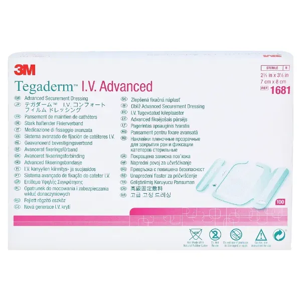3M Tegaderm I.V. infuuspleister Advanced 7 x 8 cm