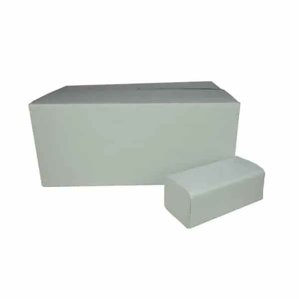 Handdoekjes z-vouw 23 x 25 cm 2 lgs recycled doos 20 x 160 stuks