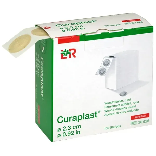 L&amp;R Curaplast® sensitive Injectiepleister op rol 2,3 cm diameter