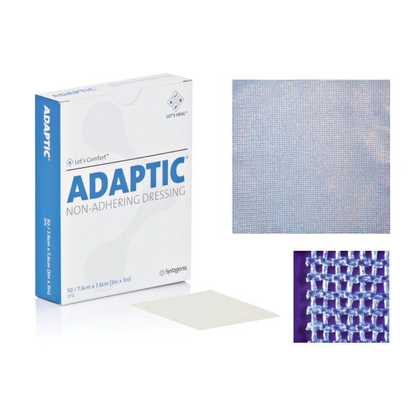 Adaptic geïmpregneerd gaasverband 7,6 x 20,3 cm