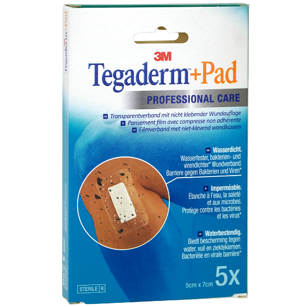 3M Tegaderm + pad transparant filmverband met kussen