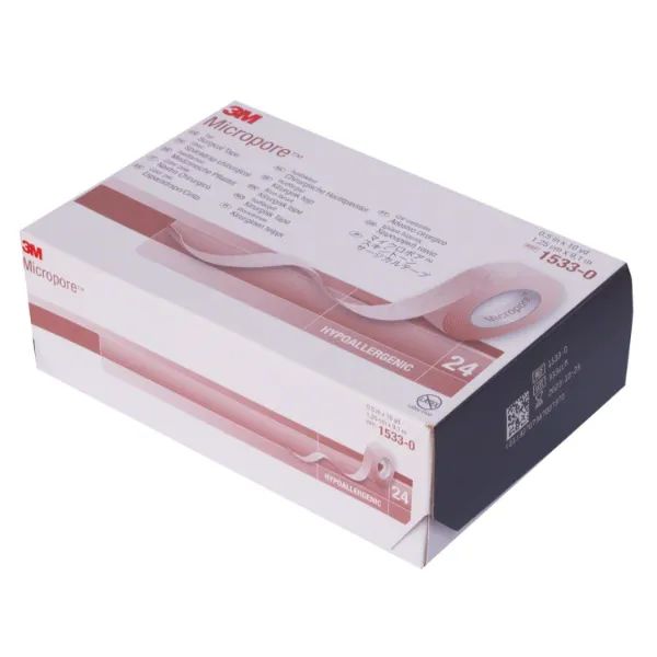 Micropore hechtpleister beige - 1,25 cm x 915 meter