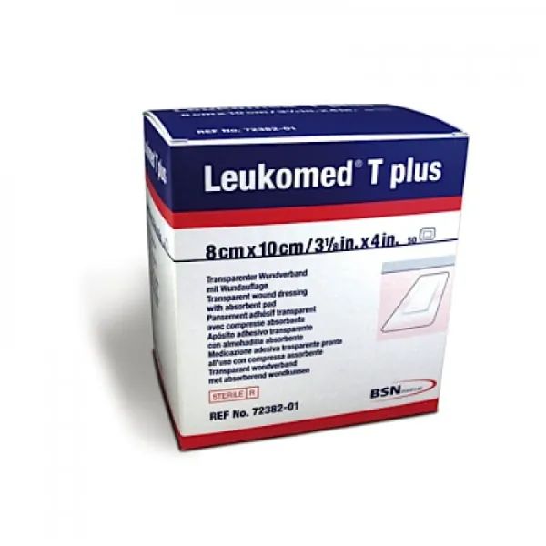 BSN Leukomed T Plus eilandpleister transparant - 8 x 15 cm, 50 stuks