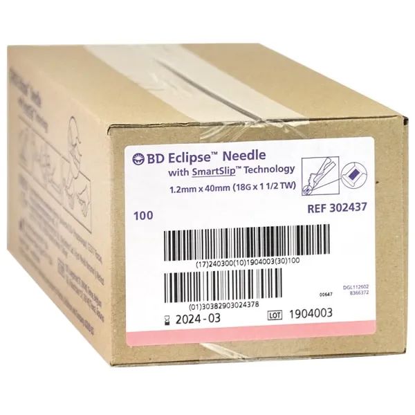 BD Eclipse Veiligheidsnaald - 18 G, 40 mm