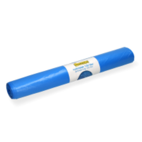 Afvalzak HDPE Blauw 70x100cm 44mu 120 Liter