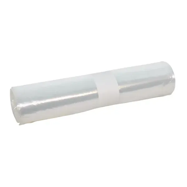 Afvalzak LDPE transparant 70 x 110 cm T50 6 rol a 25 st
