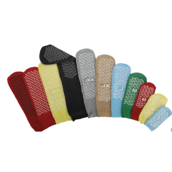 Medline antislip sokken small < 34 rood
