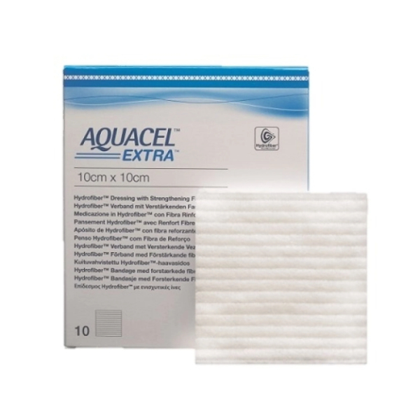 Aquacel Extra Hydrofiber verband - 10 x 10 cm