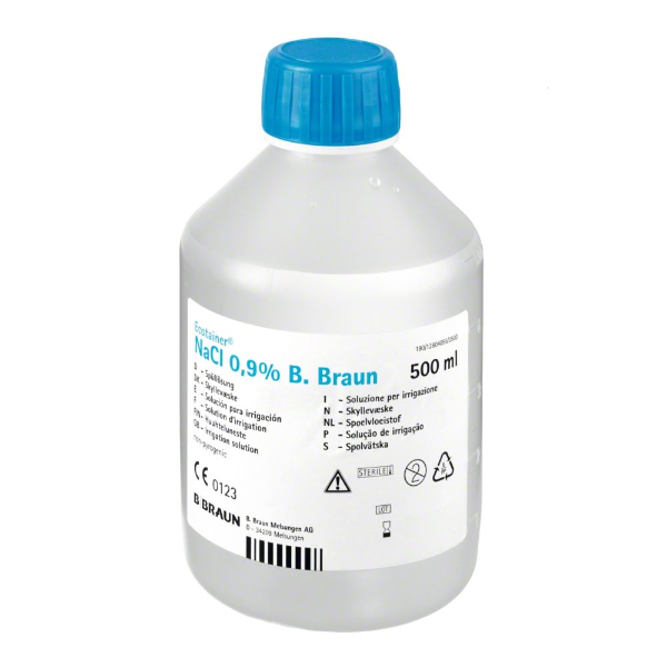 B Braun Ecolav NaCl 0.9% 500ml - steriel