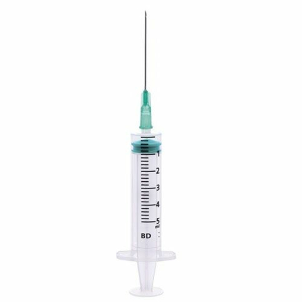 BD Emerald naald spuitcombinatie 5 ml 21 G x 40 mm