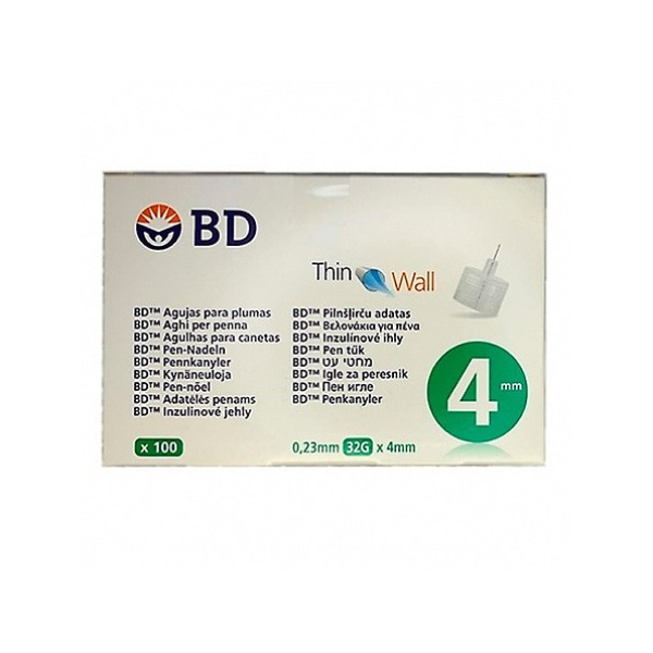 BD Thinwall pennaald - 4 mm