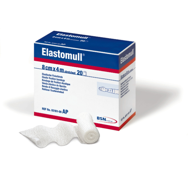 BSN Elastomull elastisch fixatiewindsel zonder cellofaan - 6 cm x 4 meter