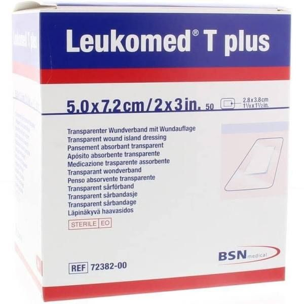 BSN Leukomed T Plus eilandpleister transparant - 10 x 30 cm, 50 stuks