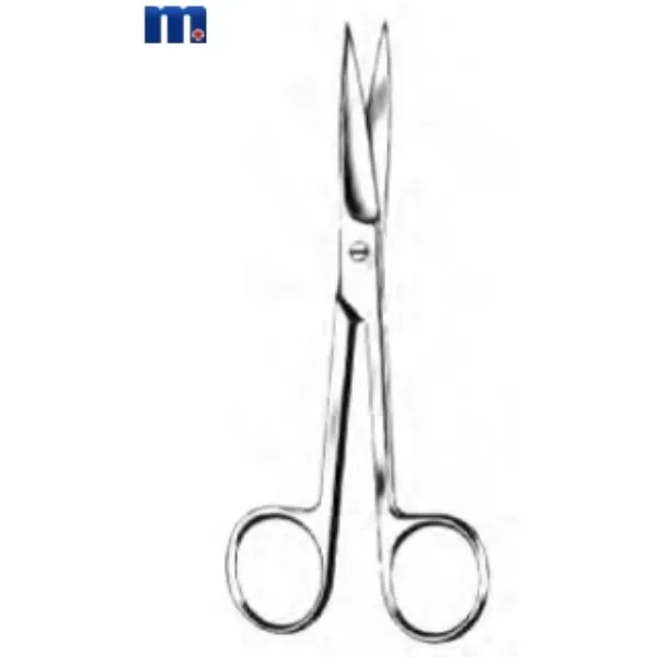 Schaar chirurgisch spits / spits 18 cm recht
