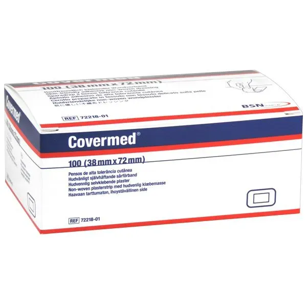 Leukoplast soft white strips 3,8 x 7,2 cm 100 st