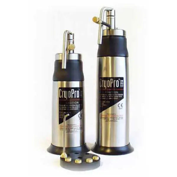 Cryotherapie met vloeibare stikstof Cryo Pro Maxi 0.5L + 6 opzetstukjes