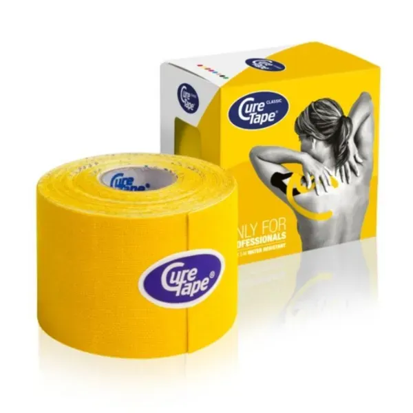 Curetape kinesiotape 5 m x 5 cm – Geel