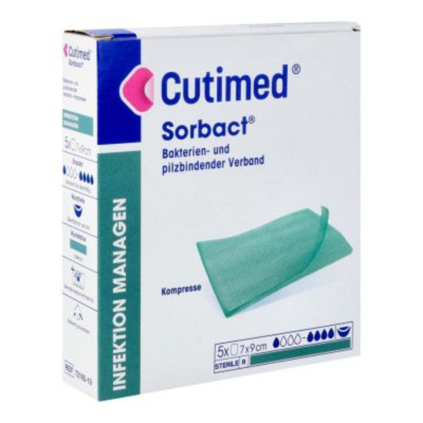 Cutimed Sorbact kompres absorberend wondverband 7 x 9