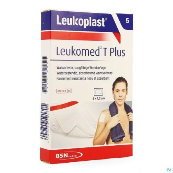 BSN Leukomed T Plus eilandpleister transparant - 7,2 x 5 cm, 5 stuks