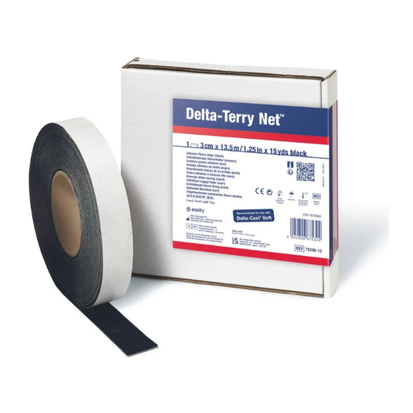 Delta Terry-Net Fleece klevende randpolstering wit 3 cm x 13,7 m