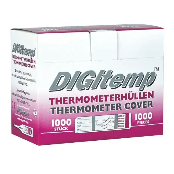 Digitemp thermometerhoesjes met glijmiddel voor glas thermometer