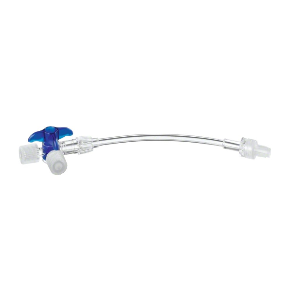 Driewegkraan Discofix blauw