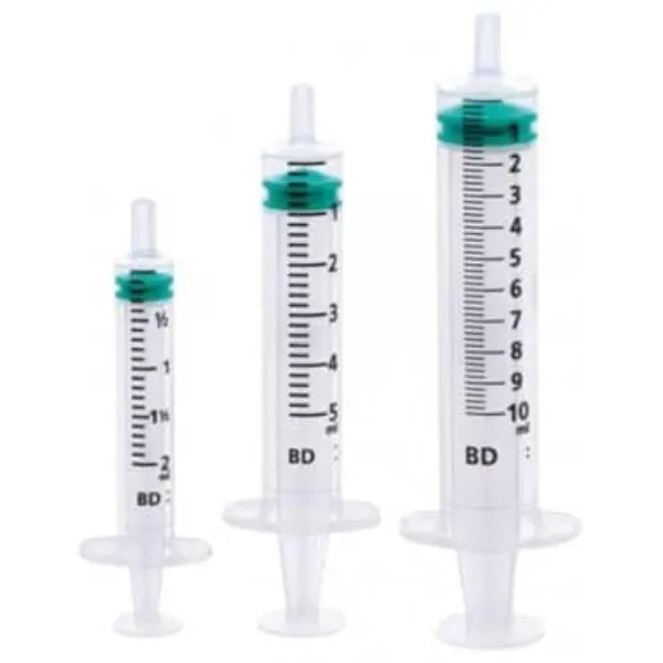 BD Emerald 3-delige injectiespuit Luer aansluiting - 2 ml