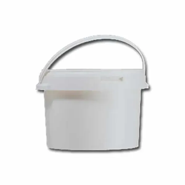 Emmer 2,5 ltr wit GL zonder deksel