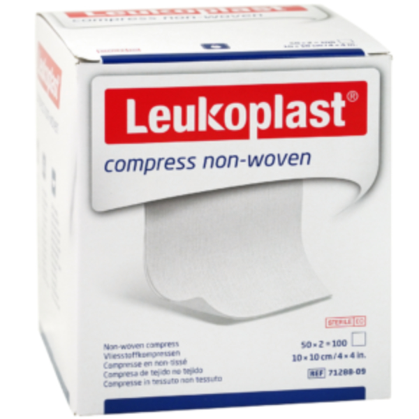 Leukoplast compress non woven 10 x 10 cm 4 laags