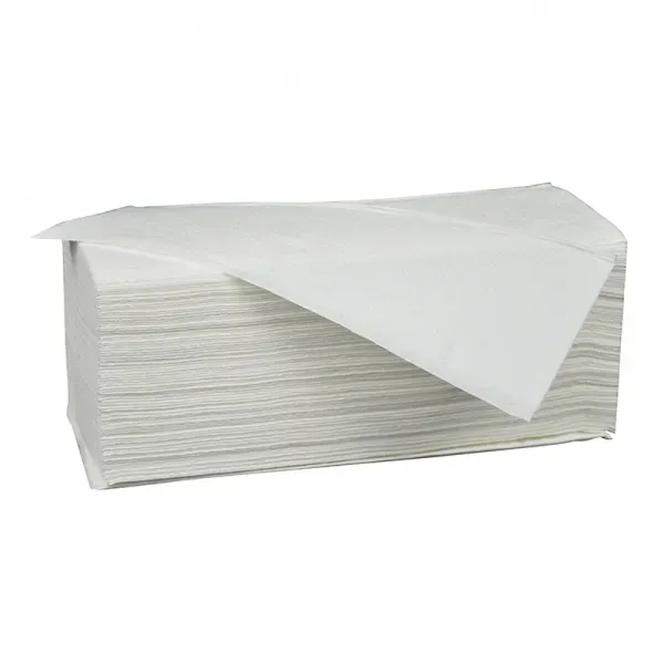 Handdoekjes Z-vouw cellulose 2 laags 22 x 24 cm