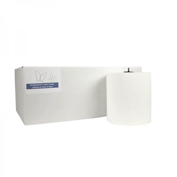 Handdoekrol Matic cellulose 2 laags 21 cm 150 meter