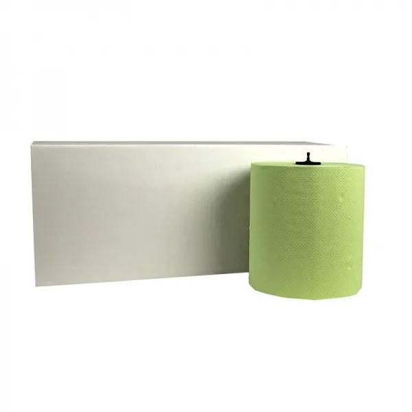 Handdoekrol Matic groen 2 laags 21 cm 150 meter