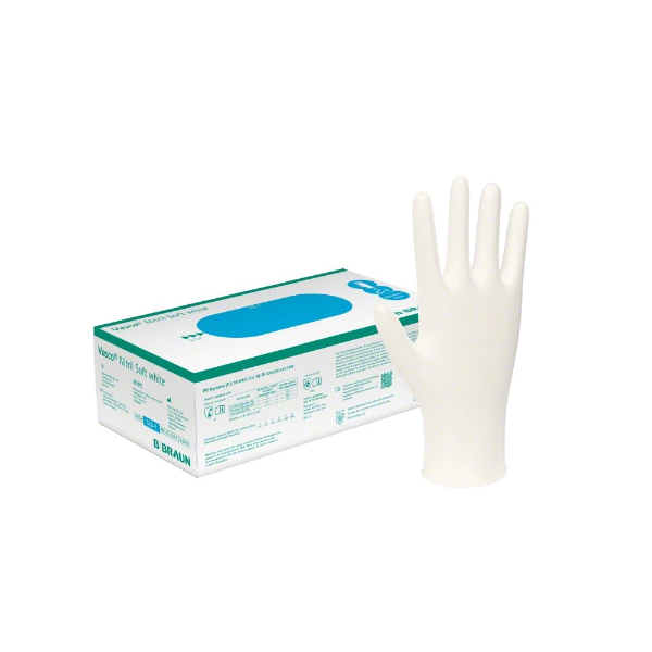 Handschoenen VASCO Nitrile Soft White PF 6-7 S - 9201110