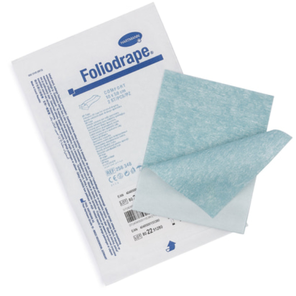 Hartmann Foliodrape afdekmateriaal 14 x 14 cm adhesief 100 x 150 cm