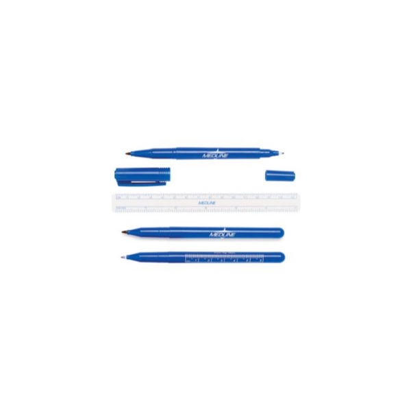 Huidmarkeerstift fijne tip + lineaal