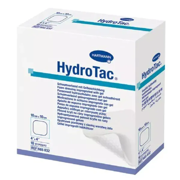 Hydrofiel schuimverband HydroTac 10 x 10 cm