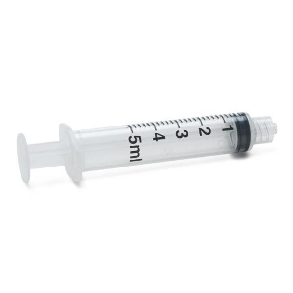 Injectiespuit Plastipak 3-delig 5 ml luer lock
