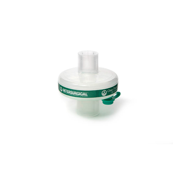 Intersurgical Clear-Therm™ Midi HMEF met luer lock aansluiting