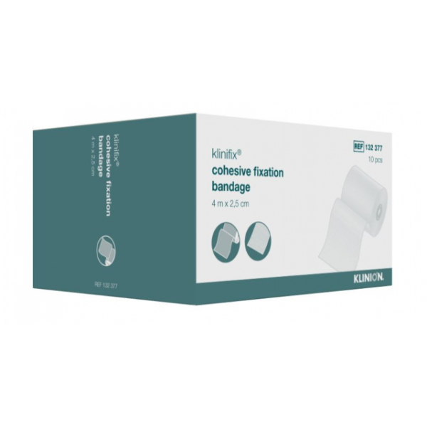 Klinifix Cohesive elastisch fixatiewindsel 4 m x 8 cm