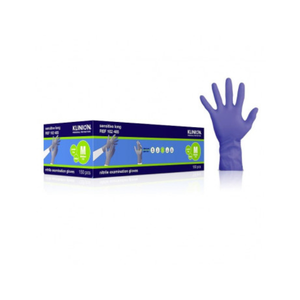 KlinionPersonal Protection Sensitive nitril handschoen lang manchet M