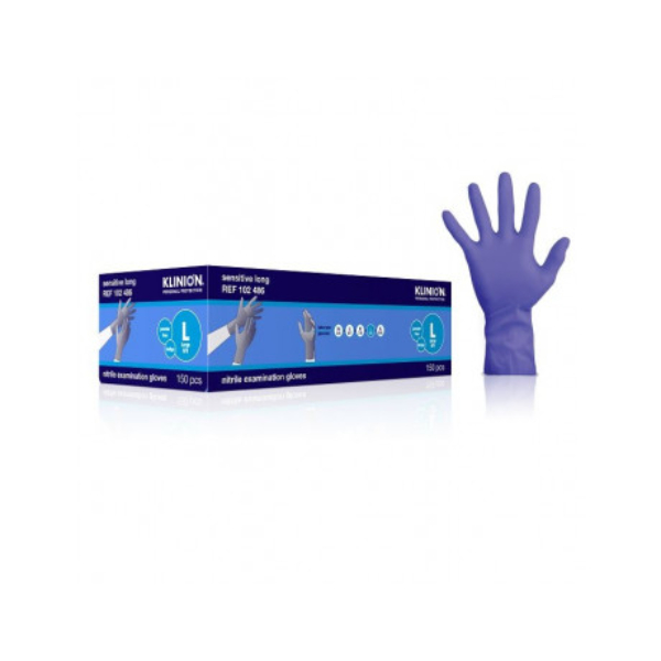 KlinionPersonal Protection Sensitive nitril handschoen lang manchet L