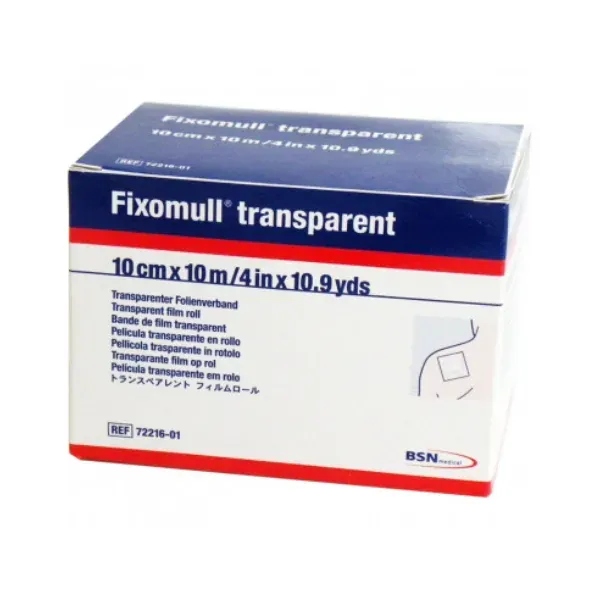 Leukoplast Fixomull transparant fixatiefolie 10 m x 10 cm