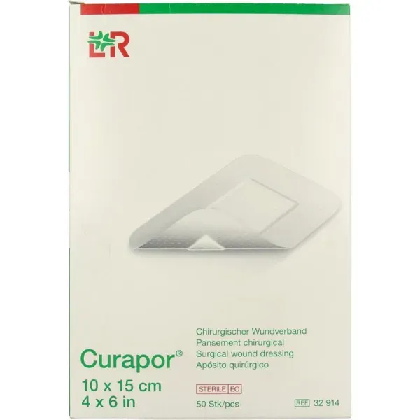 L&amp;R Curapor eilandpleister 10 x 15 cm