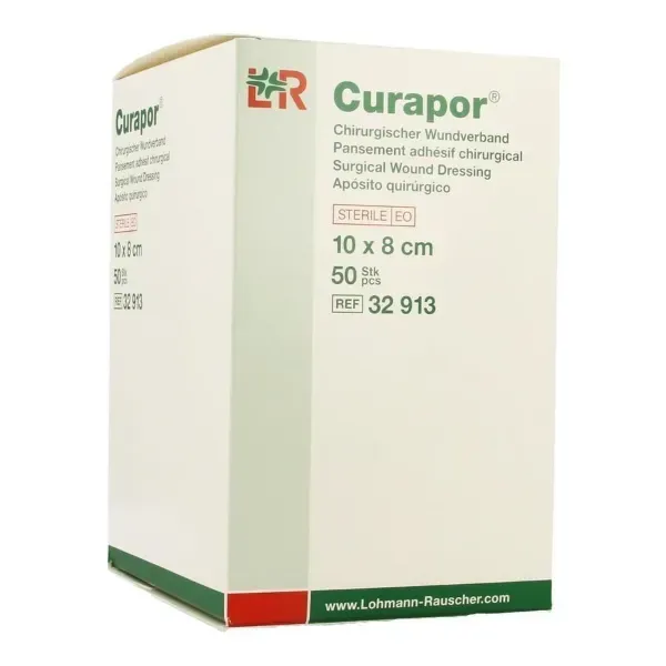 L&amp;R Curapor eilandpleister wondverband 10 x 8 cm