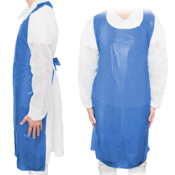 MaiMed-Apron schort Medium PE 75 x 115 cm wit