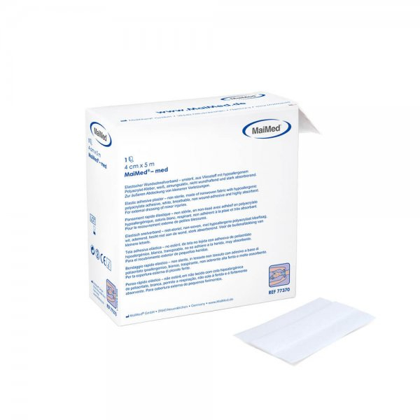 MaiMed-med 8cm x 5m
 pleister wit hypoallergeen