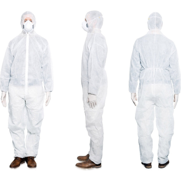 MaiMed-Overall non woven met rits en capuchon -