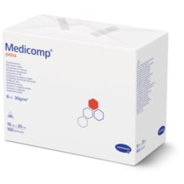 Gaaskompres Medicomp 10 x 20 cm 6 laags