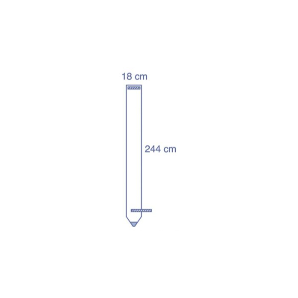 Medline camerahoes met voorgesneden uiteinde 23 x 244 cm